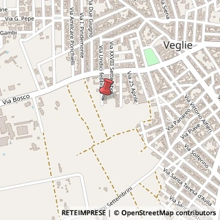 Mappa Via 11 Febbraio, 14, 73010 Veglie, Lecce (Puglia)