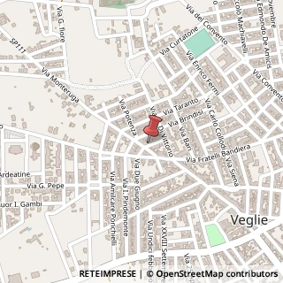 Mappa Via Achille Grandi, 7, 73010 Veglie, Lecce (Puglia)