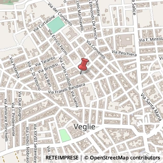 Mappa Via della Vittoria, 5, 73010 Veglie, Lecce (Puglia)
