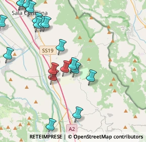 Mappa Largo Fontana dei Merli, 84034 Padula SA, Italia (5.6655)