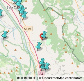 Mappa Largo Fontana dei Merli, 84034 Padula SA, Italia (6.33846)