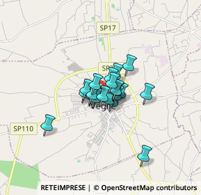 Mappa Via Collodi, 73010 Veglie LE, Italia (0.94)