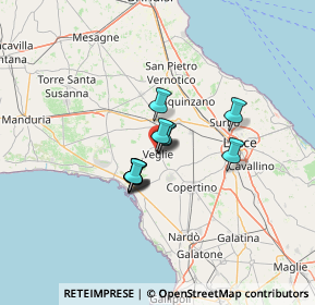 Mappa Via Collodi, 73010 Veglie LE, Italia (8.36818)