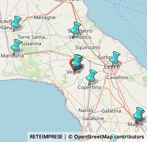 Mappa Via Collodi, 73010 Veglie LE, Italia (23.40923)