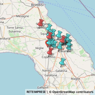 Mappa Via Genova, 73041 Carmiano LE, Italia (10.01895)