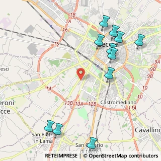 Mappa Via Einstein Albert, 73100 Lecce LE, Italia (2.89455)