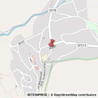Mappa Via Croce, 8, 84038 Sassano, Salerno (Campania)