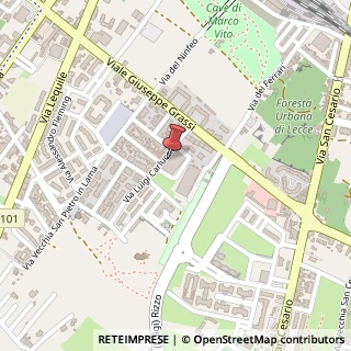 Mappa Via Lucio Mastronardi, 6/B, 73100 Lecce, Lecce (Puglia)