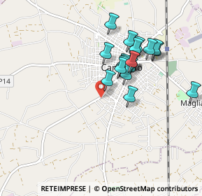 Mappa Via Perugia ang, 73041 Carmiano LE, Italia (0.8695)