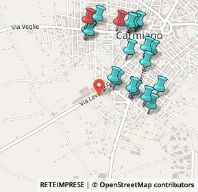 Mappa Via Perugia ang, 73041 Carmiano LE, Italia (0.561)