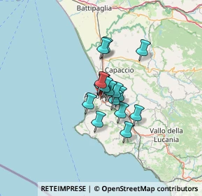 Mappa Via Luigi Einaudi, 84043 Agropoli SA, Italia (7.57176)