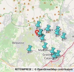 Mappa Via Giovanni Fattori, 95030 Mascalucia CT, Italia (3.81154)