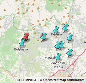 Mappa Via Giovanni Fattori, 95030 Mascalucia CT, Italia (3.95818)