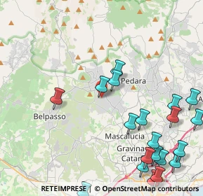 Mappa Via Giovanni Fattori, 95030 Mascalucia CT, Italia (6.301)