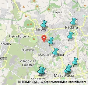 Mappa Via Giovanni Fattori, 95030 Mascalucia CT, Italia (2.80615)