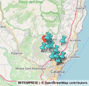 Mappa Via Giovanni Fattori, 95030 Mascalucia CT, Italia (6.24077)
