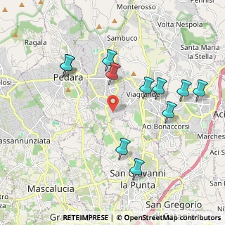 Mappa Via Nino Bixio, 95039 Trecastagni CT, Italia (2.32364)