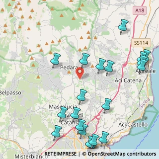 Mappa Via Antonio Gramsci, 95039 Trecastagni CT, Italia (6.235)
