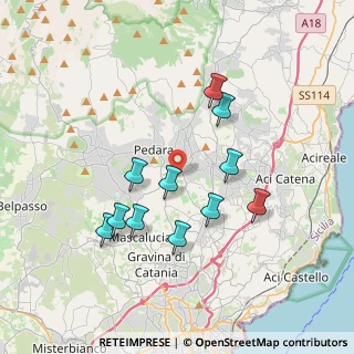 Mappa Via Antonio Gramsci, 95039 Trecastagni CT, Italia (3.79909)