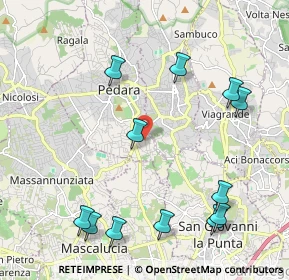 Mappa Via Eduardo de Filippo, 95030 Pedara CT, Italia (2.80417)