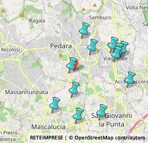 Mappa Via Eduardo de Filippo, 95030 Pedara CT, Italia (2.32917)