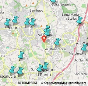 Mappa Via Alcide de Gasperi, 95030 Tremestieri Etneo CT, Italia (3.00188)