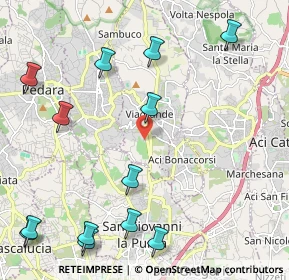 Mappa Via Alcide de Gasperi, 95030 Tremestieri Etneo CT, Italia (3.17)