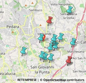 Mappa Via Alcide de Gasperi, 95030 Tremestieri Etneo CT, Italia (2.082)