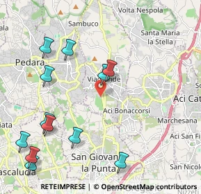 Mappa Via Alcide de Gasperi, 95030 Tremestieri Etneo CT, Italia (2.85333)