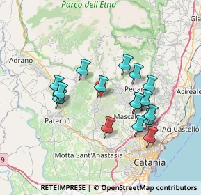 Mappa Via Dusmet Cardinale, 95032 Belpasso CT, Italia (7.29824)