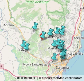 Mappa Via Dusmet Cardinale, 95032 Belpasso CT, Italia (7.67368)