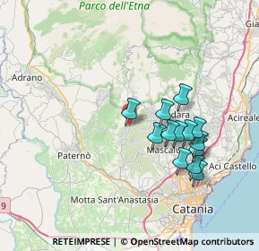Mappa Via Dusmet Cardinale, 95032 Belpasso CT, Italia (7.50923)