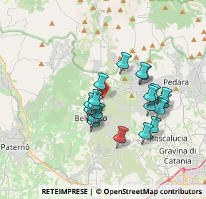 Mappa Via Dusmet Cardinale, 95032 Belpasso CT, Italia (3.325)