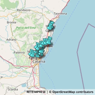 Mappa Viale De Gasperi Alcide, 95024 Acireale CT, Italia (9.89789)