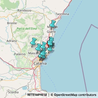 Mappa Viale De Gasperi Alcide, 95024 Acireale CT, Italia (7.65923)