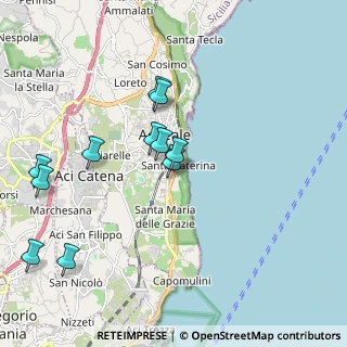 Mappa Viale De Gasperi Alcide, 95024 Acireale CT, Italia (2.25091)