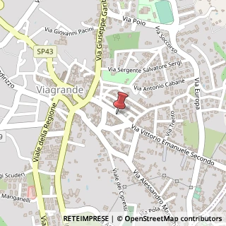 Mappa Via Vittorio Emanuele, 32, 95029 Viagrande, Catania (Sicilia)