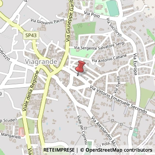 Mappa Piazza Urna, 21, 95029 Viagrande, Catania (Sicilia)