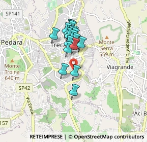 Mappa Via P. Toselli, 95039 Trecastagni CT, Italia (0.7795)