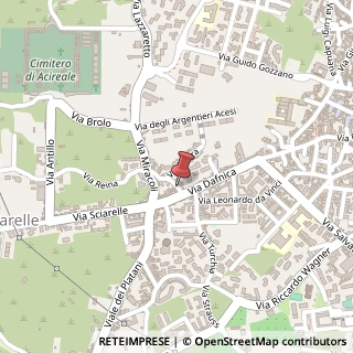 Mappa Via Imera, 7, 95024 Acireale, Catania (Sicilia)