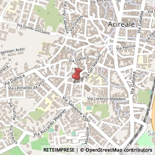 Mappa Via Giuseppe Verdi, 16, 95100 Acireale, Catania (Sicilia)