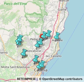 Mappa Via Mario Rapisardi, 95029 Viagrande CT, Italia (8.09143)
