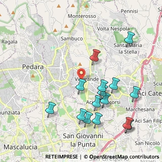 Mappa Via Mario Rapisardi, 95039 Viagrande CT, Italia (2.494)