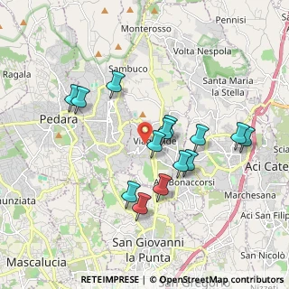 Mappa Via Mario Rapisardi, 95039 Viagrande CT, Italia (1.93071)