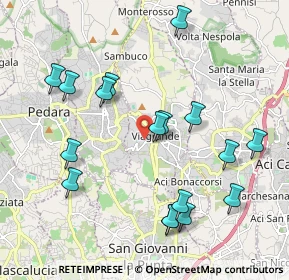 Mappa Via Mario Rapisardi, 95029 Viagrande CT, Italia (2.40294)