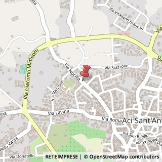 Mappa Via Nocilla, 146, 95025 Aci Sant'Antonio, Catania (Sicilia)
