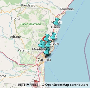 Mappa Via Sergente Sapienza, 95029 Viagrande CT, Italia (18.90917)