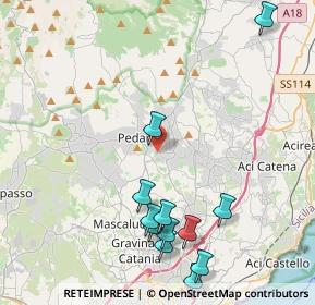 Mappa Via Palmiro Togliatti, 95039 Trecastagni CT, Italia (5.47833)