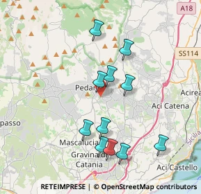 Mappa Via Palmiro Togliatti, 95039 Trecastagni CT, Italia (4.03273)