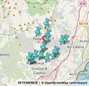 Mappa Via Palmiro Togliatti, 95039 Trecastagni CT, Italia (3.27684)